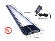 Load image into Gallery viewer, Infinity Green Lighting IG-SFLB12S-30K-KIT1 12&quot; 3W Ultra Thin LED Under Cabinet Linear light Kit 3000K,With Switch,Linkable
