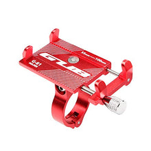 Load image into Gallery viewer, GUB G-81 Bicycle Phone Mount Stand 3.5-6.2inch Phone Metal MTB Bike Mobile Phone Handlebar Holder Mount  (Red)
