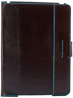 Piquadro Ipadair2 Stand Up Leather Case with Automatic Sleep/Wake Function, Mahogany, One Size