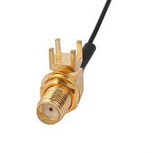 Load image into Gallery viewer, Aexit 5 Pcs Distribution electrical RF1.13 IPEX1 to SMA-KE Connector WiFi Pigtail Cable Antenna 50cm Long
