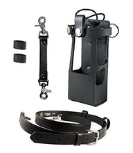 Load image into Gallery viewer, Boston Leather Bundle Three Items  Anti Sway Strap For Radio Strap, Firefighter&#39;s Radio Strap/Belt,
