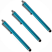 Shot Case 3X Large Universal Stylus for Samsung Galaxy Tab S2 Smartphone Tablet Pack of 3 Blue