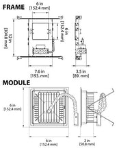 Load image into Gallery viewer, NICOR Lighting 5 inch Square New Construction Downlight Kit with Housing in 3000K (DLQ5-10-120-3K-WH)
