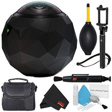 Load image into Gallery viewer, 360fly 360 HD Video Camera (First Generation) 360FLYBLK + Deluxe Selfie Stick + Microfiber Cloth + Lens Pen Cleaner + Deluxe Cleaning Kit + Small Soft Carrying Case + Dust Blower Bundle
