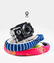 Load image into Gallery viewer, Ringke Waterproof Float Strap (2 Pack), Underwater Floating Strap, Wristband, Hand Grip, Lanyard Compatible with Camera, Phone, Key and Sunglasses (Banana &amp; Navy Stripes)
