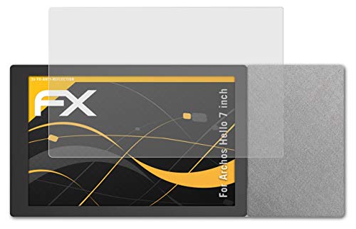 atFoliX Screen Protector Compatible with Archos Hello 7 inch Screen Protection Film, Anti-Reflective and Shock-Absorbing FX Protector Film (3X)