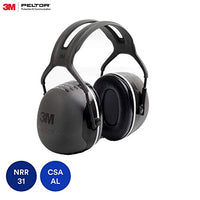 3M PELTOR X5A Over-the-Head Ear Muffs, Noise Protection, NRR 31 dB, Construction, Manufacturing, Maintenance, Automotive, Woodworking, Heavy Engineering, Mining