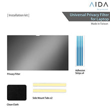 Load image into Gallery viewer, AIDA Privacy Filter for 15.6&quot; Widescreen Laptop, Protect Visual Data, Anti-Glare and Blue-Light Cut
