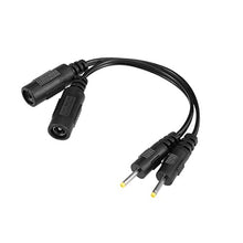 Load image into Gallery viewer, uxcell 2pcs DC Power Cable Connectors 17cm for CCTV Security Camera Adapter Female 5.5mmx2.1mm to Male 2.5mmx0.7mm
