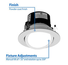 Load image into Gallery viewer, NICOR Lighting DLG4-10-120-4K-WH LED Downlight, 4, 4000k
