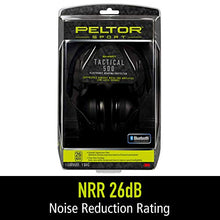 Load image into Gallery viewer, Peltor Sport Tactical 500 Smart Electronic Hearing Protector with Bluetooth Wireless Technology, NRR 26 dB, Bluetooth Headphones Ideal for the Range, Shooting and Hunting
