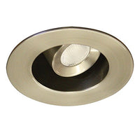 WAC Lighting HR-LED232R-30-BN LEDme Miniature Round Recessed Adjustable Task Light 3000K Soft White, 1