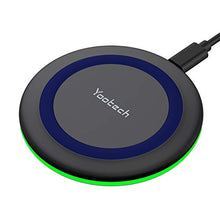 Load image into Gallery viewer, Yootech Wireless Charger,Qi-Certified 10W Max Fast Wireless Charging Pad Compatible with iPhone 11/11 Pro/11 Pro Max/XS MAX/XR/XS/X/8, Samsung Galaxy Note 10/S10/S9/S8,AirPods Pro(No AC Adapter)
