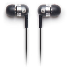 Load image into Gallery viewer, Earjax BZ-EBP32-0611M Bump Series Headphones with Inline Mic, Gray/Silver Gray/Silver
