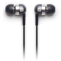 Earjax BZ-EBP32-0611M Bump Series Headphones with Inline Mic, Gray/Silver Gray/Silver