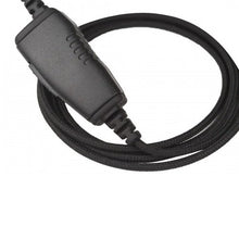 Load image into Gallery viewer, 1-Wire Earhook Braided Fiber Earpiece Inline PTT for Motorola EF Johnson Radios
