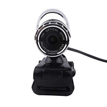 Load image into Gallery viewer, Webcam 12M Pixels Clip-on Web Camera Built-in Microphone with 360 Rotating Stand for HD Video Calling and Recording[Silver]
