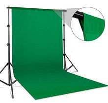 Load image into Gallery viewer, CanadianStudio 2400 Watt Digital Video Photography Portrait Continuous Softbox Lighting Kit and Boom Set with 10ft x 12ft High Key Muslin chromakey Green Screen Backdrop Stand kit

