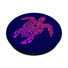 Load image into Gallery viewer, Blue Ocean Sea Turtle Pop Socket Purple Sea Turtle Pink Grip PopSockets PopGrip: Swappable Grip for Phones &amp; Tablets
