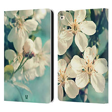 Load image into Gallery viewer, Head Case Designs White Spring Cherry Blossoms Flowers Leather Book Wallet Case Cover Compatible with Apple iPad Air 2 (2014)
