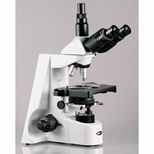 Load image into Gallery viewer, AmScope T690A-DK-PL Trinocular Compound Microscope, 40X-1500X Magnification, WH10x and WH15x Super-Widefield Eyepieces, Infinity Plan Achromatic Objectives, Brightfield/Darkfield, Kohler Condenser, Do
