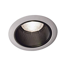 Load image into Gallery viewer, Juno Lighting 14 Bwh Halogen Recessed Baffle Trim, 50 Watts, 4 Inch, White With Black Baffle
