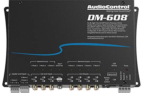 AudioControl DM-608 6 by 8 Channel Matrix Digital Signal Processor