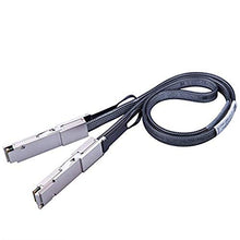 Load image into Gallery viewer, 40G QSFP+ DAC Cable - 40GBASE-CR4 Passive Direct Attach Copper Twin Axial Nylon Braided Flat Cable with 3M Twin Axial Cable Technology for Cisco QSFP-H40G-CU1M, Meraki, Mikrotik, 1-Meter(3.3ft)
