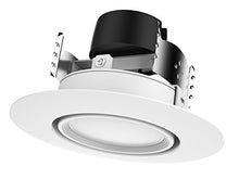 Load image into Gallery viewer, (4-Pack) Satco S9465 9WLED/DIR/4/40&#39;/40K/120V 4&quot; - 45W Equal - Gimbal Dimmable LED Recessed 40 Directional Downlight Retrofit (4000K)
