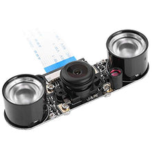 Load image into Gallery viewer, Richer-R Raspberry Pi Camera Module,Camera Module for Raspberry Pi 3/2/B Wide Angle Fisheye Lens with Fill Light,3.3V External Power Supply,Support Access Fill Light
