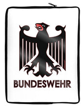 Load image into Gallery viewer, TooLoud Bundeswehr Logo with Text 17&quot; Neoprene Laptop Sleeve 10&quot; x 14&quot; Portrait
