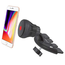 Load image into Gallery viewer, Cellet Easy to Mount, CD Slot Mount - Universal Car Mount Phone Holder for iPhone, Google, Samsung, Moto, Huawei, Nokia, LG, and All Other Smartphones (Suction Cup Style)
