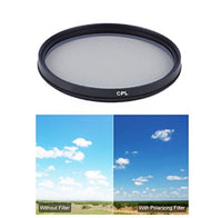 Sigma SD15 Compatible Digital Multi-Coated Circular Polarizer Filter (CPL - 58mm)
