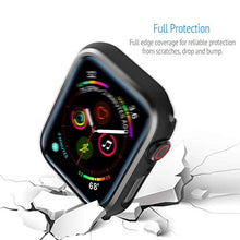 Load image into Gallery viewer, 2 Pack Bumper Compatible with Apple Watch Case 44mm Series 4 Series 5 Series 6 Series SE Anti-Scratch Shock-Proof Slim Rugged Hard iWatch Cover Protector
