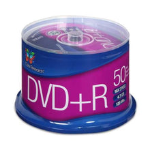 Load image into Gallery viewer, Color Research Cake Box DVD+R, 16X, 120 mins, 4.7GB, 50/Pk
