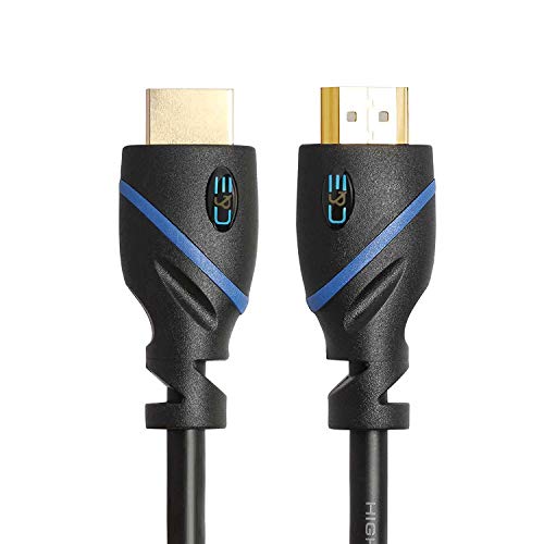 80ft (24.3M) High Speed HDMI Cable Male to Male with Ethernet Black (80 Feet/24.3 Meters) Built-in Signal Booster, Supports 4K 30Hz, 3D, 1080p and Audio Return CNE620121