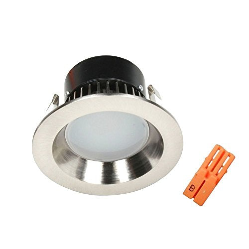 LED Retrofit Reflector Trim with Title 24 Converter for 4-Inch Recessed Cans