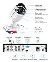 Load image into Gallery viewer, ZOSI H.265+ Full 1080p Home Security Camera System Outdoor Indoor, 5MP-Lite CCTV DVR 8 Channel with Hard Drive 1TB and 4 x 1080p Weatherproof Surveillance Camera with 80ft Night Vision, Motion Alerts
