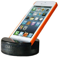 PUCKUPS - The Original Indestructible Hockey Puck Phone Stand - The Best Universal Smartphone Stand Compatible for All iPhone/Samsung/Google/LG Smartphones. Made from a Real Hockey Puck (2 Pack)