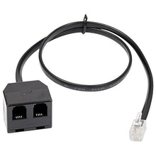 Load image into Gallery viewer, Telephone Training Adapter Y Splitter for Headset or Handset for Nortel Meridican, Norstar, Avaya, Ashtra, Mitel, Polycom, Ge and Other IP Phones
