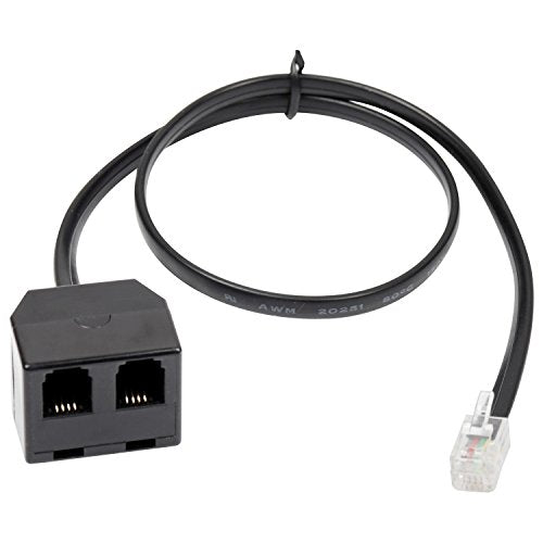 Telephone Training Adapter Y Splitter for Headset or Handset for Nortel Meridican, Norstar, Avaya, Ashtra, Mitel, Polycom, Ge and Other IP Phones