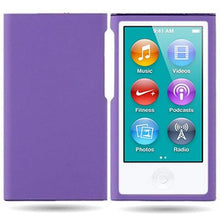 Load image into Gallery viewer, CoverON() Matte Snap-On Purple Rubberized Hard Case Cover for Apple iPod Nano 7 [WCC466]

