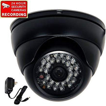 Load image into Gallery viewer, VideoSecu Outdoor Security Camera Day Night Vision Built-in CCD CCTV 28 IR LEDs Wide Angle View Lens Weatherproof Vandal Proof (Power Supply Included) 1NS

