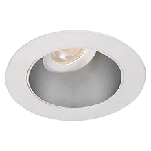 Load image into Gallery viewer, WAC Lighting HR3LEDT318PS840HWT Tesla PRO 3.5&quot; LED Round 0-30 Degree Adjustable Trim with Light Engine 4000K Narrow Beam, Haze White
