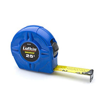 Load image into Gallery viewer, Crescent Lufkin 1&quot; x 25&#39; Hi-Viz Blue Quickread Yellow Clad Tape Measure - QRL625MP
