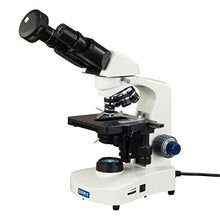 Load image into Gallery viewer, OMAX 40X-2000X LED Binocular Compound Microscope with 30 Degree Siedentopf Viewing Head and 2.0MP USB Camera
