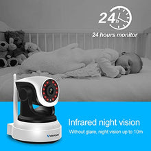 Load image into Gallery viewer, WiFi Camera,VStarcam Wireless IP Camera with Night Vision for Indoor, 2 Way Audio and Multi-Users Home Security Monitor,PTZ Motion Detection Pet Baby Cam, with Cloud Service, Support Max 128G SD Card
