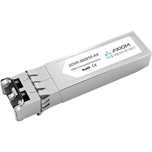 Axiom Memory - XCVR-S80V55-AX 10GBASE-ZR SFP+ Transceiver for Ciena - XCVR-S80V55-100% Ciena Compatible 10GBASE-ZR SFP+
