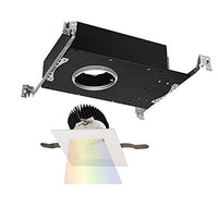 WAC Lighting R3ASAT-FCC24-WT Aether Color Changing LED Square Adjustable Trim with Light Engine Flood Beam, White