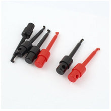 Load image into Gallery viewer, uxcell 6pcs Round Single Hook Testing Clip for Multimeter Test Lead Cable
